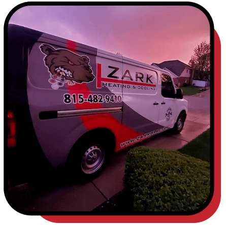 Zark Heating & Cooling service van