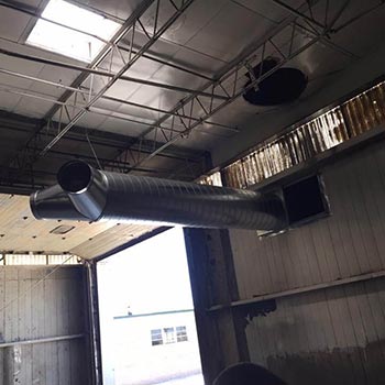 Commercial duct fabrication and installation
