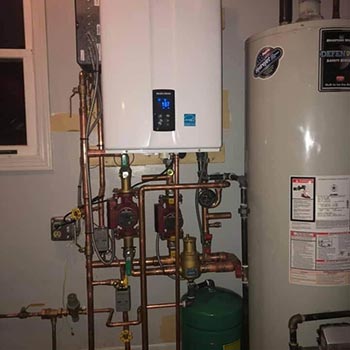 Modulating boiler