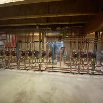 Radiant heat zone system