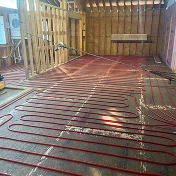 Radiant heat zone system